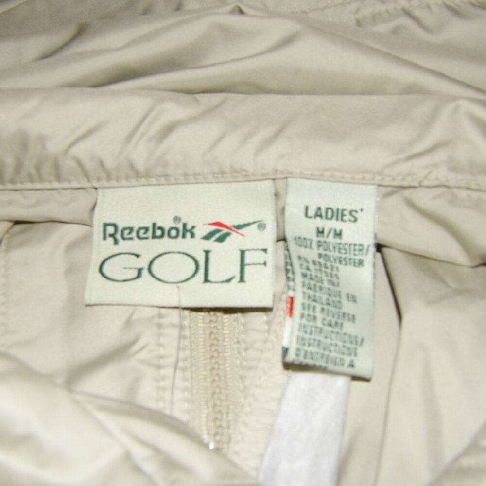 Reebok Golf Women's Lightweight Beige Jacket Size Medium New with Tags - Picture 4 of 5